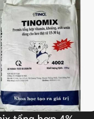 Premix 4% dùng cho heo thit