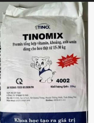 Premix 4% dùng cho heo thit